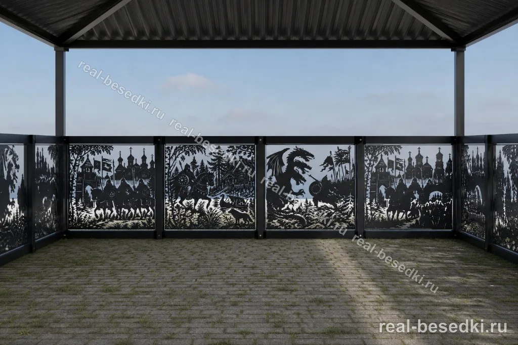 Беседка «Графит · Богатыри» — фото 4